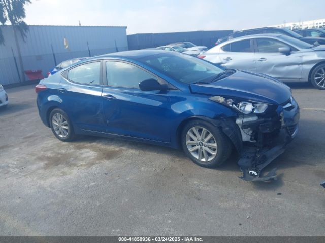KMHDH4AE3EU153141 Hyundai ELANTRA SE