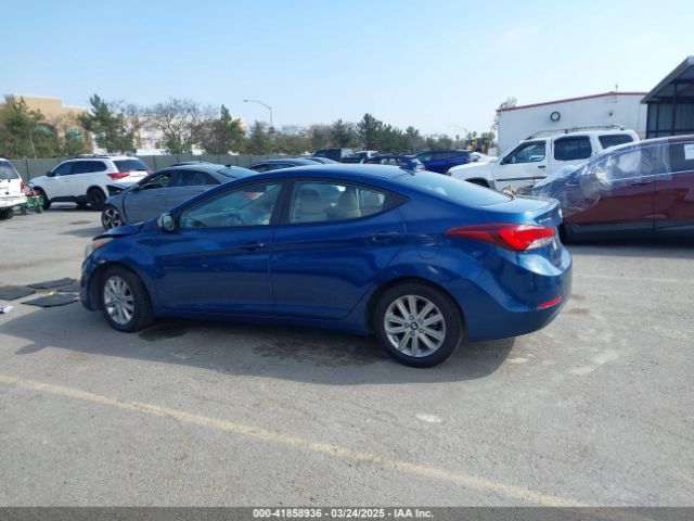 KMHDH4AE3EU153141 Hyundai ELANTRA SE