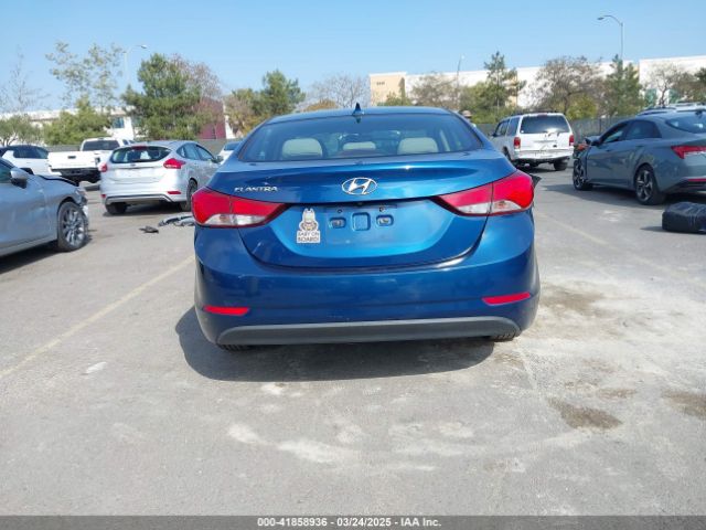 KMHDH4AE3EU153141 Hyundai ELANTRA SE