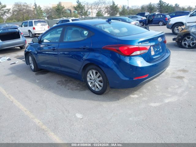 KMHDH4AE3EU153141 Hyundai ELANTRA SE