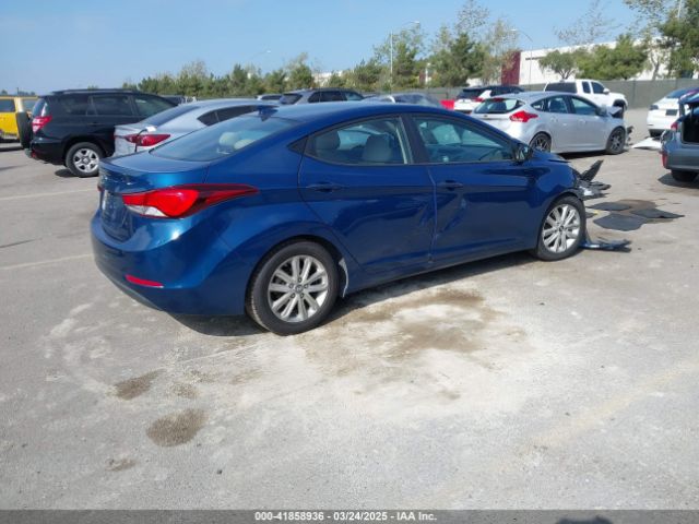 KMHDH4AE3EU153141 Hyundai ELANTRA SE