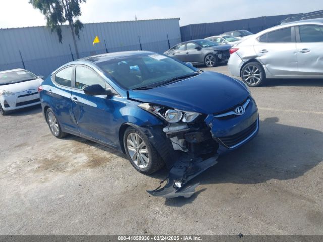 KMHDH4AE3EU153141 Hyundai ELANTRA SE