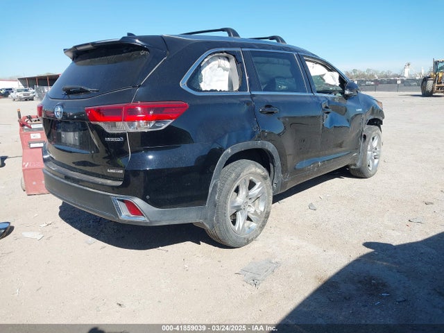5TDDGRFH0KS067535 Toyota Highlander Hybrid Limited