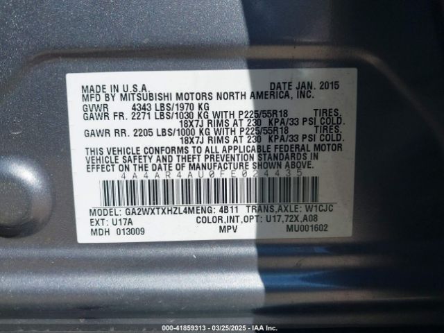 2015 MITSUBISHI OUTLANDER SPORT 4A4AR4AU0FE024435 Photo 8