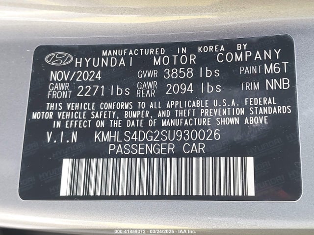Hyundai Elantra Sel Convenience 2025 KMHLS4DG2SU930026 Image 9
