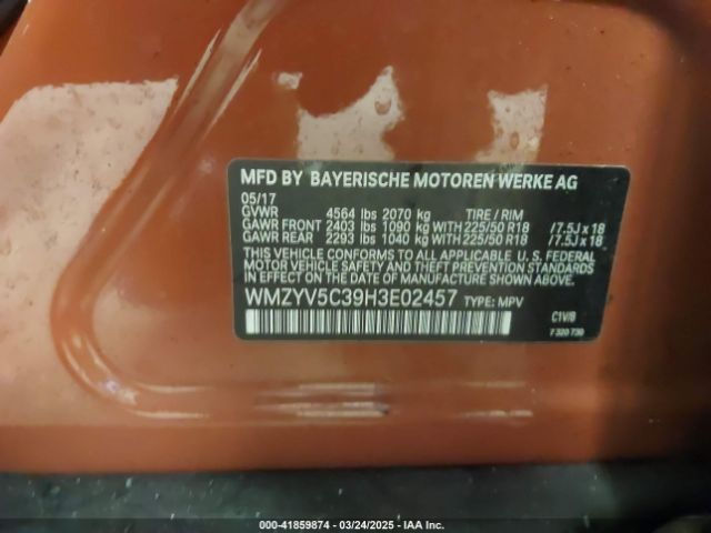 WMZYV5C39H3E02457 Mini Countryman Cooper