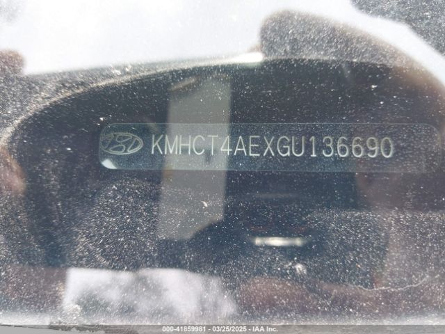 KMHCT4AEXGU136690 Hyundai ACCENT SE