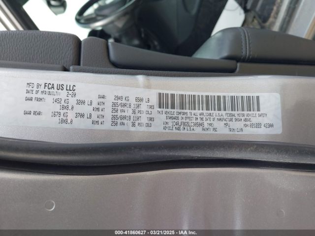 1C4RJFBG5LC305045 Jeep Grand Cherokee Limited 4x4