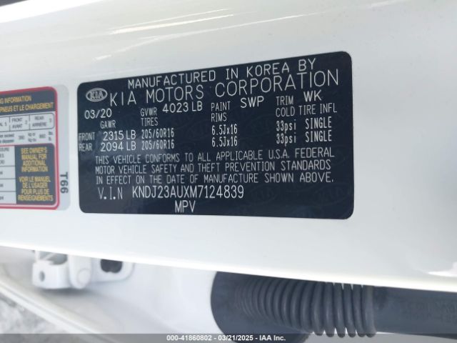 KNDJ23AUXM7124839 KIA SOUL S