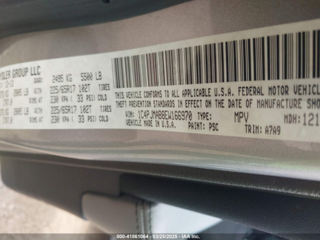 1C4PJMAB8EW166970 Jeep Cherokee Sport
