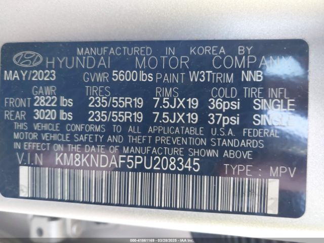 2023 HYUNDAI IONIQ 5 KM8KNDAF5PU208345 Photo 8