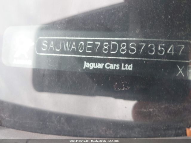 2013 JAGUAR XF SAJWA0E78D8S73547 Photo 8