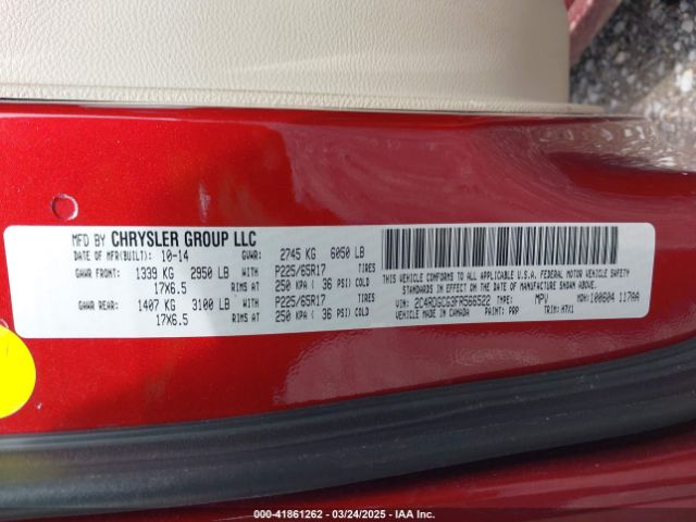 2C4RDGCG3FR566522 Dodge Grand Caravan Sxt