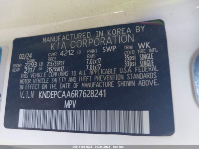 KNDEPCAA6R7628241 KIA Seltos Lx