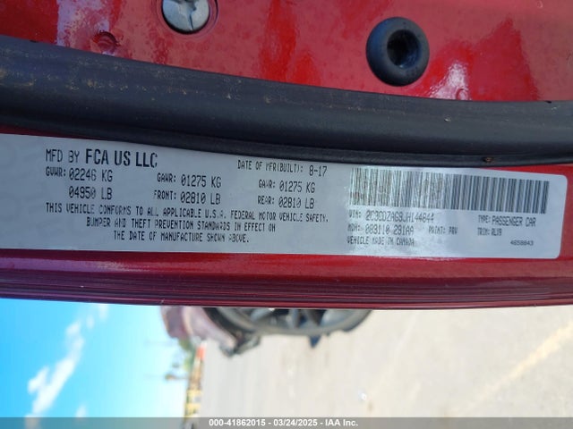 Dodge 2018 2018 2C3CDZAG9JH144844 Image 9