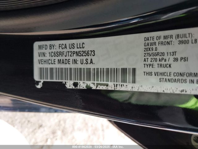 2023 RAM 1500 1C6SRFJT2PN525673 Photo 8