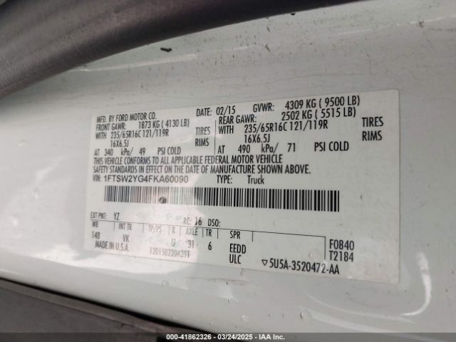 1FTSW2YG4FKA60090 Ford Transit-350