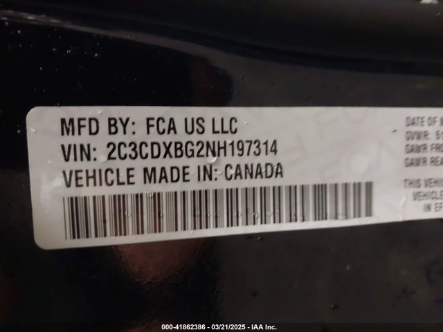 Dodge Charger Sxt Rwd 2022 2C3CDXBG2NH197314 Image 9