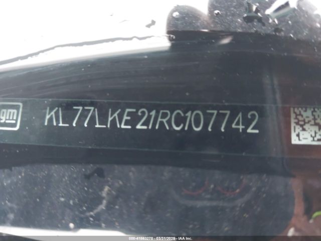KL77LKE21RC107742 Chevrolet Trax Fwd Activ