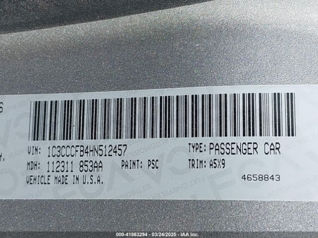 2017 CHRYSLER 200 1C3CCCFB4HN512457 Photo 8