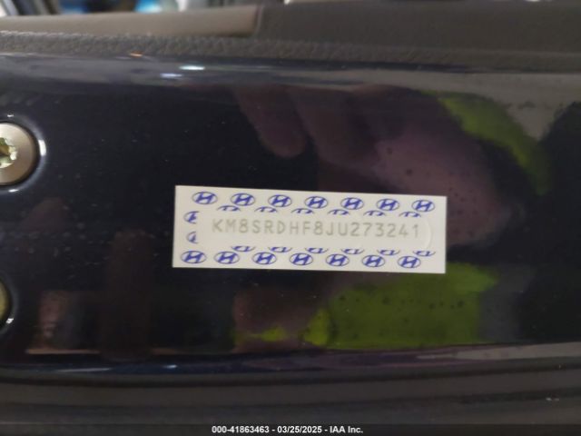 KM8SRDHF8JU273241 Hyundai Santa Fe Limited Ultimate
