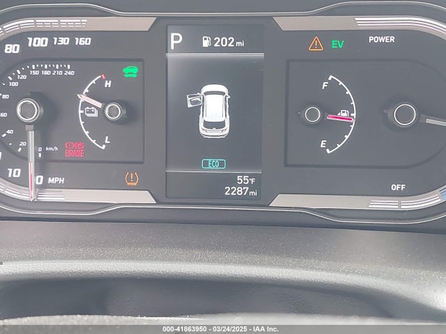 KM8JBCD17RU195387 Hyundai Tucson Hybrid Blue