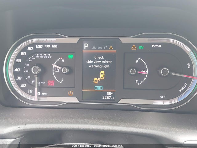 KM8JBCD17RU195387 Hyundai Tucson Hybrid Blue