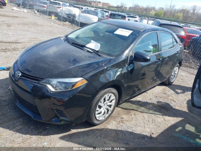 2T1BURHE2GC604375 Toyota COROLLA LE
