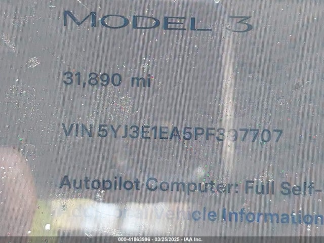 2023 TESLA MODEL 3 5YJ3E1EA5PF397707 Photo 6