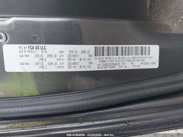 2C4RDGCG1KR546733 Dodge Grand Caravan Sxt