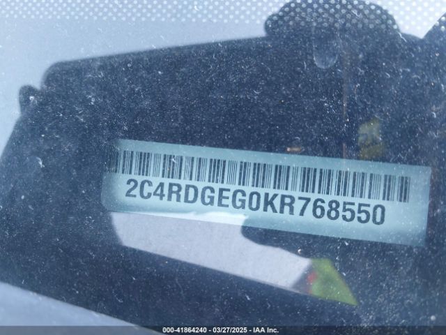 2C4RDGEG0KR768550 Dodge Grand Caravan Gt