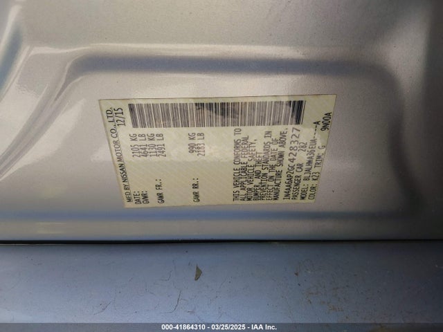 Nissan Maxima 3.5 Platinum 2016 1N4AA6AP2GC428327 Image 9