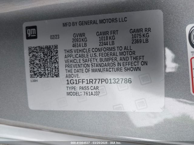 1G1FF1R77P0132786 Chevrolet Camaro