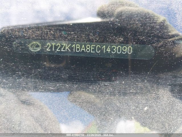 2T2ZK1BA8EC143090 Lexus RX 350