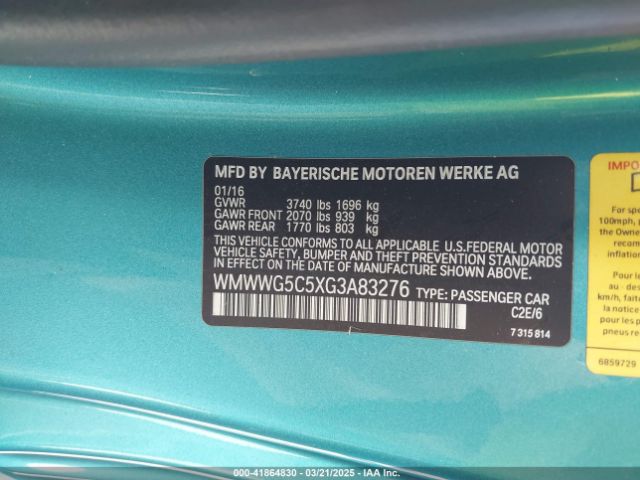 2016 MINI CONVERTIBLE WMWWG5C5XG3A83276 Photo 8