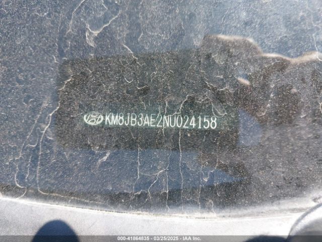 KM8JB3AE2NU024158 Hyundai TUCSON SEL