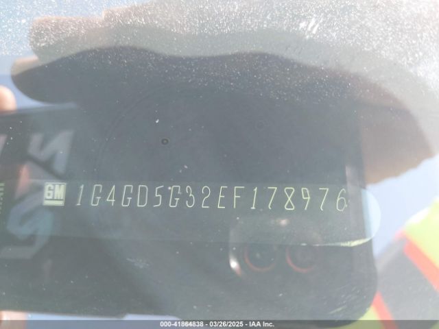 1G4GD5G32EF178976 Buick Lacrosse Premium I Group