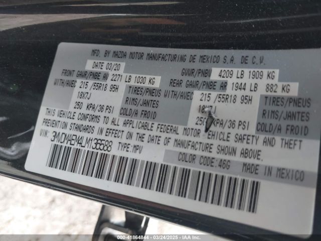 2020 MAZDA CX-30 3MVDMAEM4LM136588 Photo 8