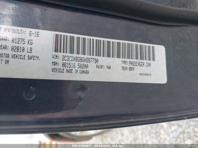 2C3CDXBG8GH267790 Dodge Charger Se