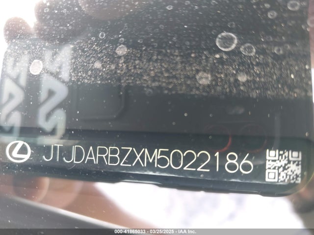 JTJDARBZXM5022186 Lexus NX 300