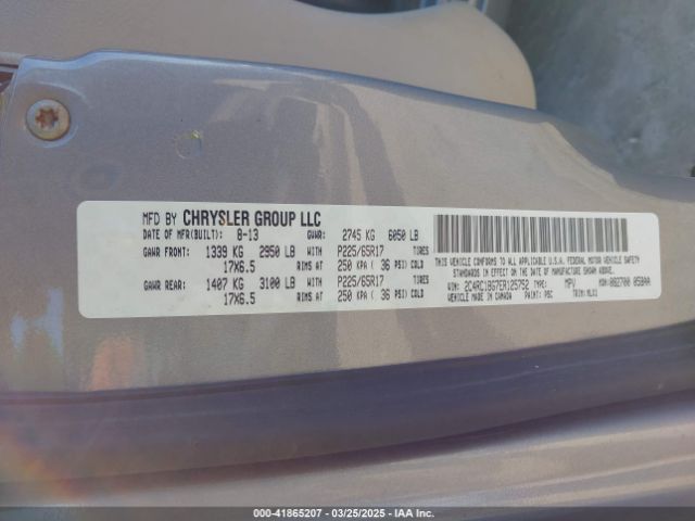 2C4RC1BG7ER125752 Chrysler Town & Country Touring