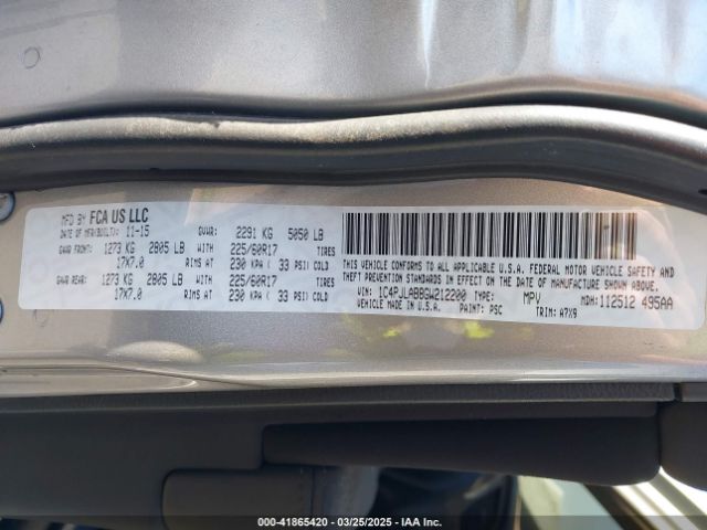 1C4PJLAB8GW212200 Jeep Cherokee Sport