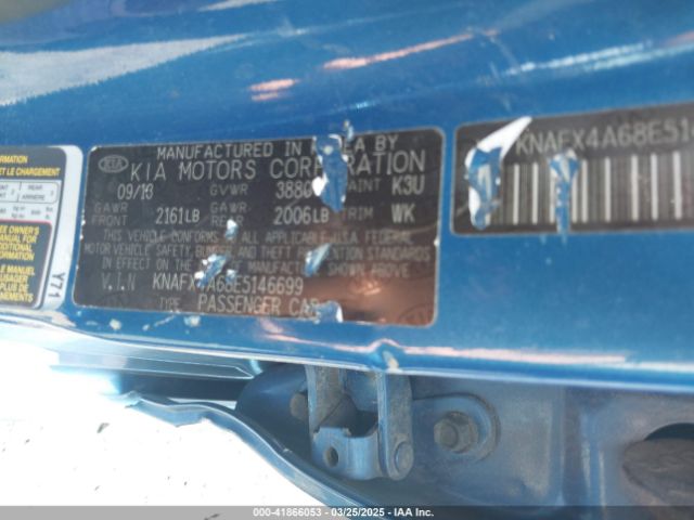 KNAFX4A68E5146699 KIA FORTE LX