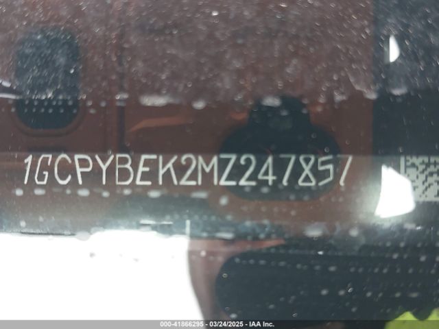 1GCPYBEK2MZ247857 Chevrolet Silverado 1500 Custom