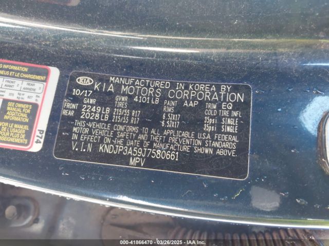 KNDJP3A59J7580661 KIA SOUL +