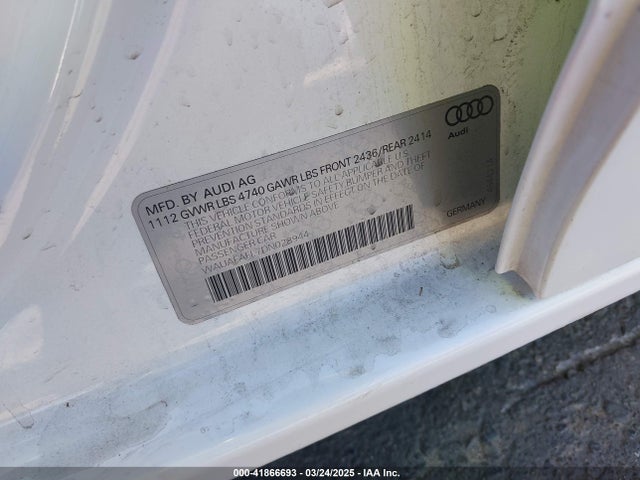 2013 AUDI A4 WAUAFAFL7DN028944 Photo 8