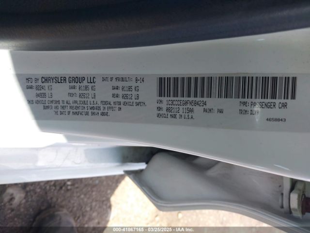 1C3CCCEG0FN584234 Chrysler 200 C