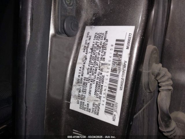 2004 MITSUBISHI ENDEAVOR 4A4MN31S44E054150 Photo 8