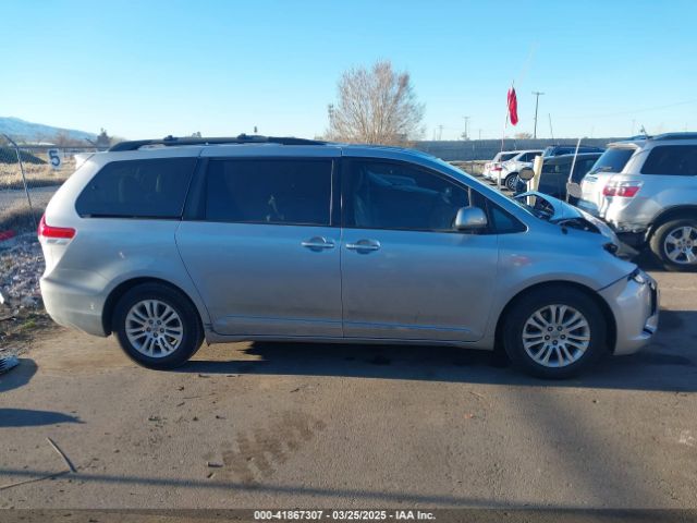 5TDYK3DC9ES508300 Toyota Sienna Xle V6 8 Passenger