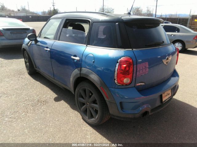 2011 MINI COOPER S COUNTRYMAN WMWZC3C58BWL78359 Photo 2